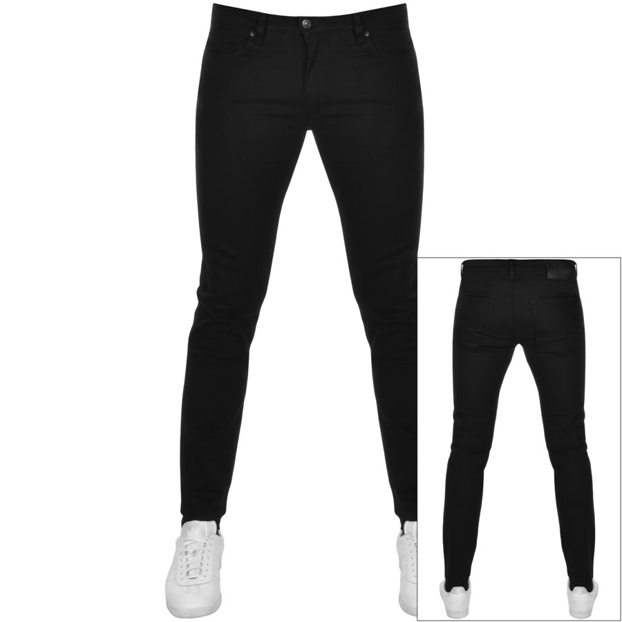 Alternative Image for ProductHUGO 734 Extra Slim Fit Jeans Black1